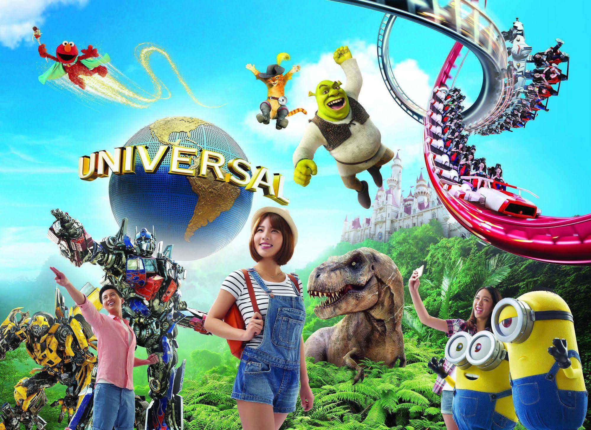 Resorts World Sentosa - Hotel Singapura Exterior foto Universal Studios Japan